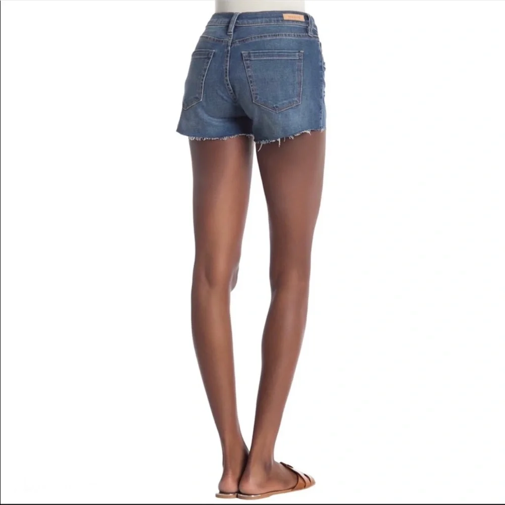 Blank NYC The Essex Rip and Repair Denim Shorts Size 28
